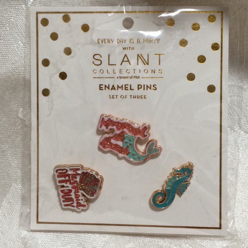 Slant Collections New pins mermaid seahorse